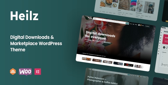 Heilz – Digital Downloads & Marketplace WordPress Theme 2.5.0