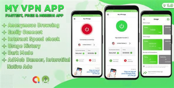 My VPN Android App (Android 15 Supported) 3.0