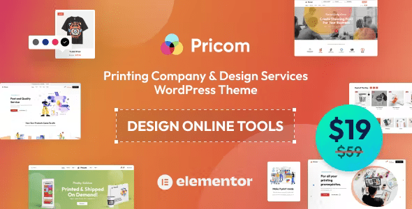 Pricom – Printing Company & Design Services WordPress theme 1.7.2