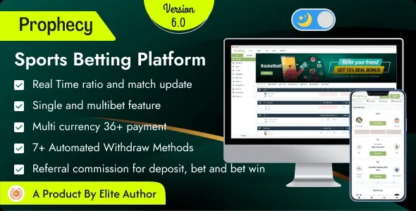 Prophecy – Sports Betting Platform 6.0