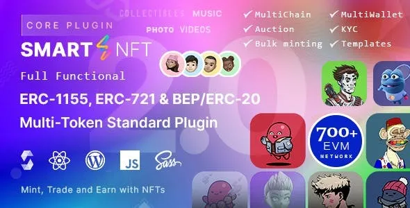 Smart NFT – NFT Marketplace WordPress Plugin 3.8.0