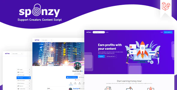 Sponzy – Support Creators Content Script 5.9