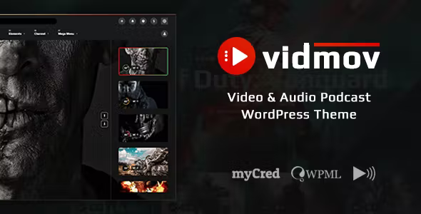 VidMov – Video WordPress Theme 2.3.1