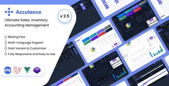 Acculance – Ultimate Sales, Inventory, Accounting Management System 2.1