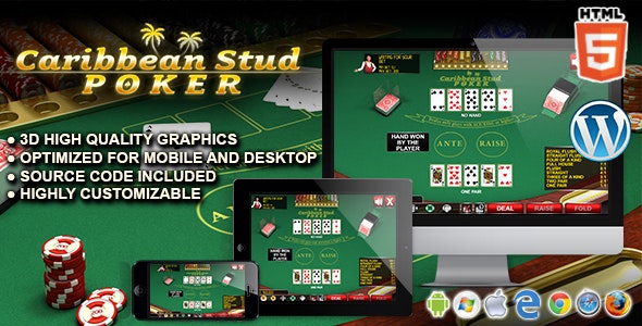 Caribbean Stud Poker – HTML5 Casino Game
