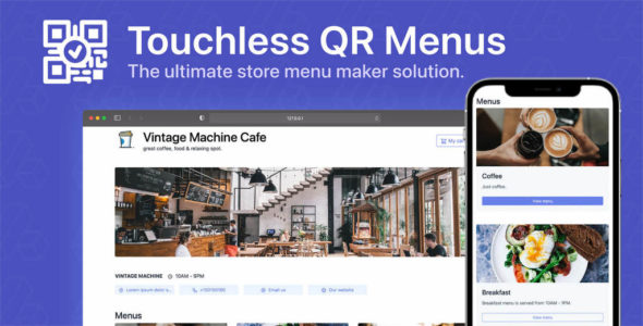 66QrMenu – Touchless QR Menus 23.0.0 [Regular License]