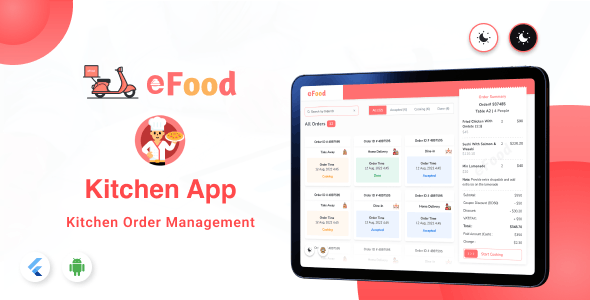 eFood – Kitchen/Chef App 1.8