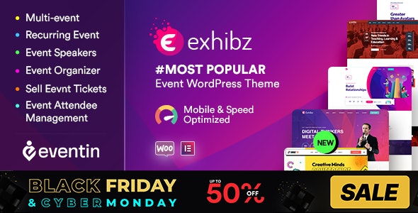 Exhibz | Event Conference WordPress Theme 3.0.7