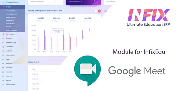 Google Meet – Module for InfixEdu Gmeet Live Class 2.1.0
