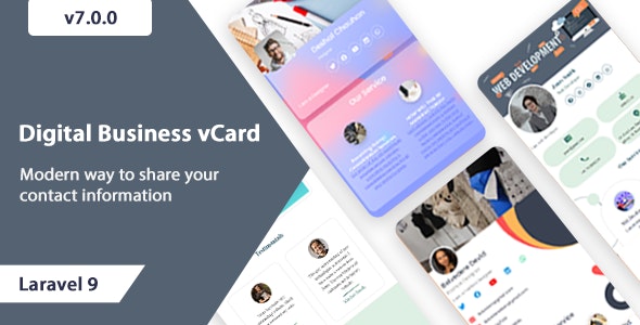 InfyVCards-SaaS – Multi User Business Card Builder SaaS – VCards  6.6.0