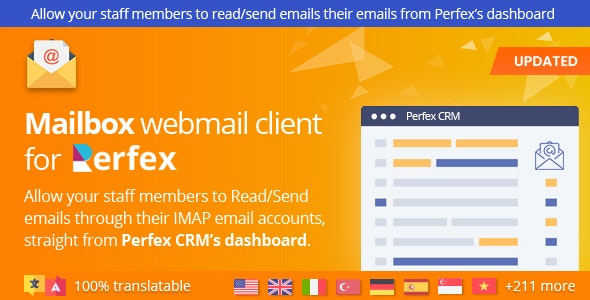 Mailbox – Webmail based e-mail client module for Perfex CRM 2.0.4