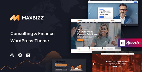 Maxbizz – Consulting & Financial Elementor WordPress Theme 1.2.3.14
