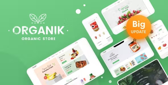 Organik – Organic Food Store WordPress Theme 3.3.4