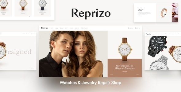 Reprizo – Jewelry & Watch Shop WordPress Theme 1.0.11