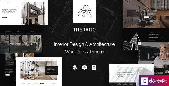 Theratio – Architecture & Interior Design Elementor WordPress Theme 1.3.8.2