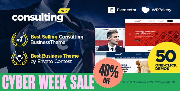Consulting – Business, Finance WordPress Theme 6.3.6