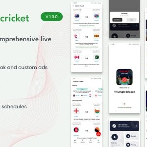 Triumph Cricket – Comprehensive Live Cricket  Sports App