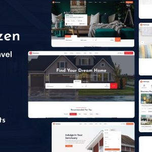 Homzen – Laravel Real Estate Agency Portal Multilingual 1.3.2