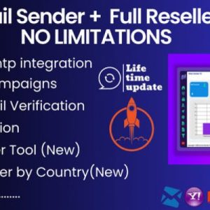 Bulk Email Sender Using  Unlimited SMTP – [ Full Reseller Rights]